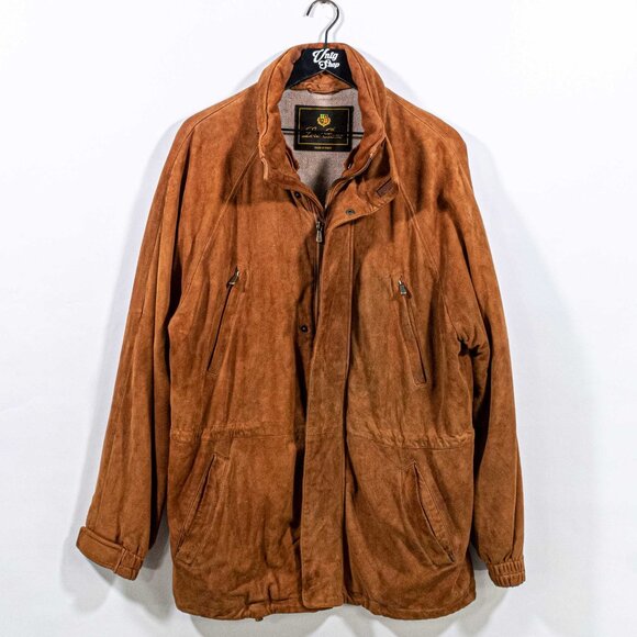 Loro Piana Deerskin Suede Leather Jacket Coat Made in Italy - Picture 1 of 16
